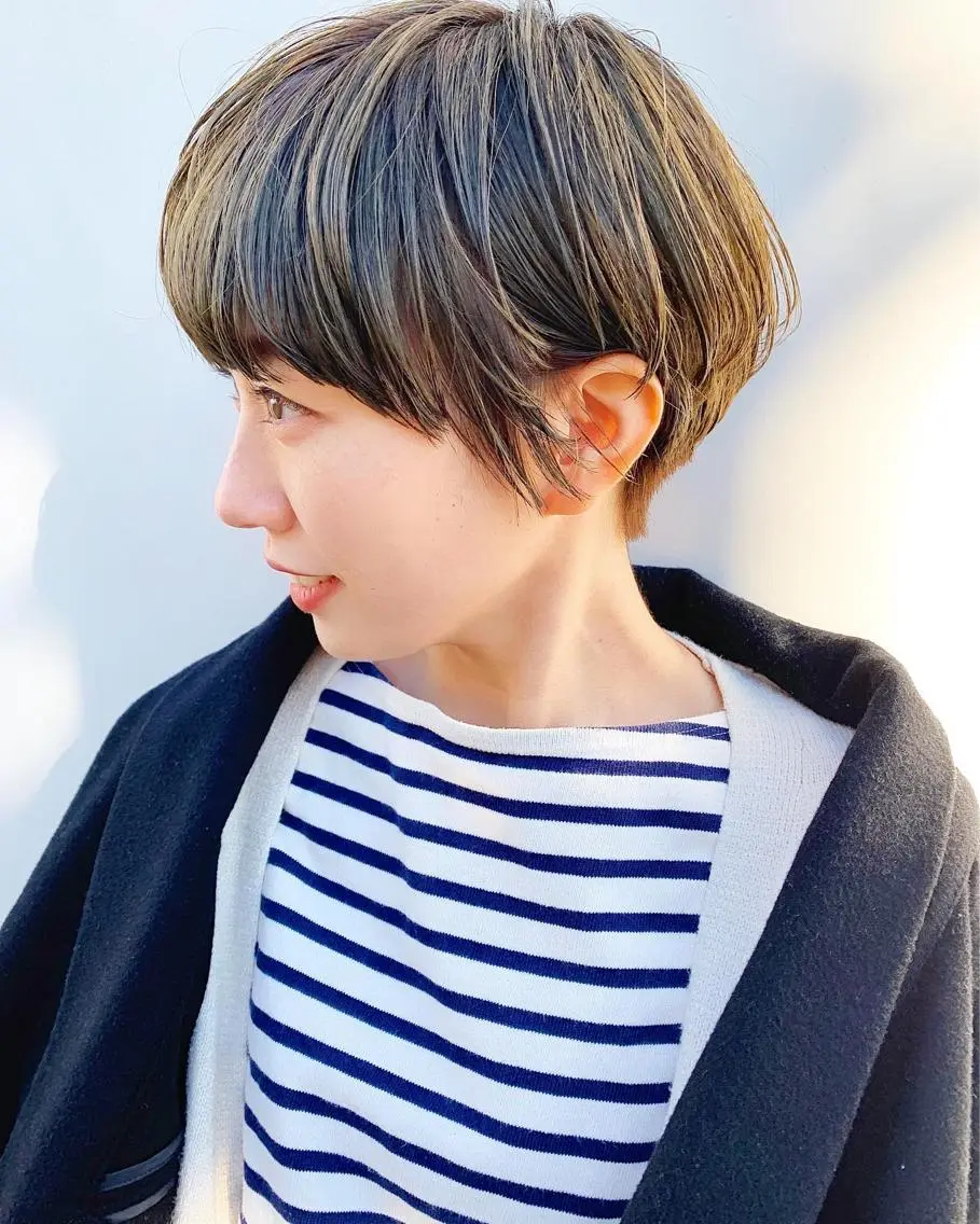 ショート 中川 竜誠のヘアスタイル