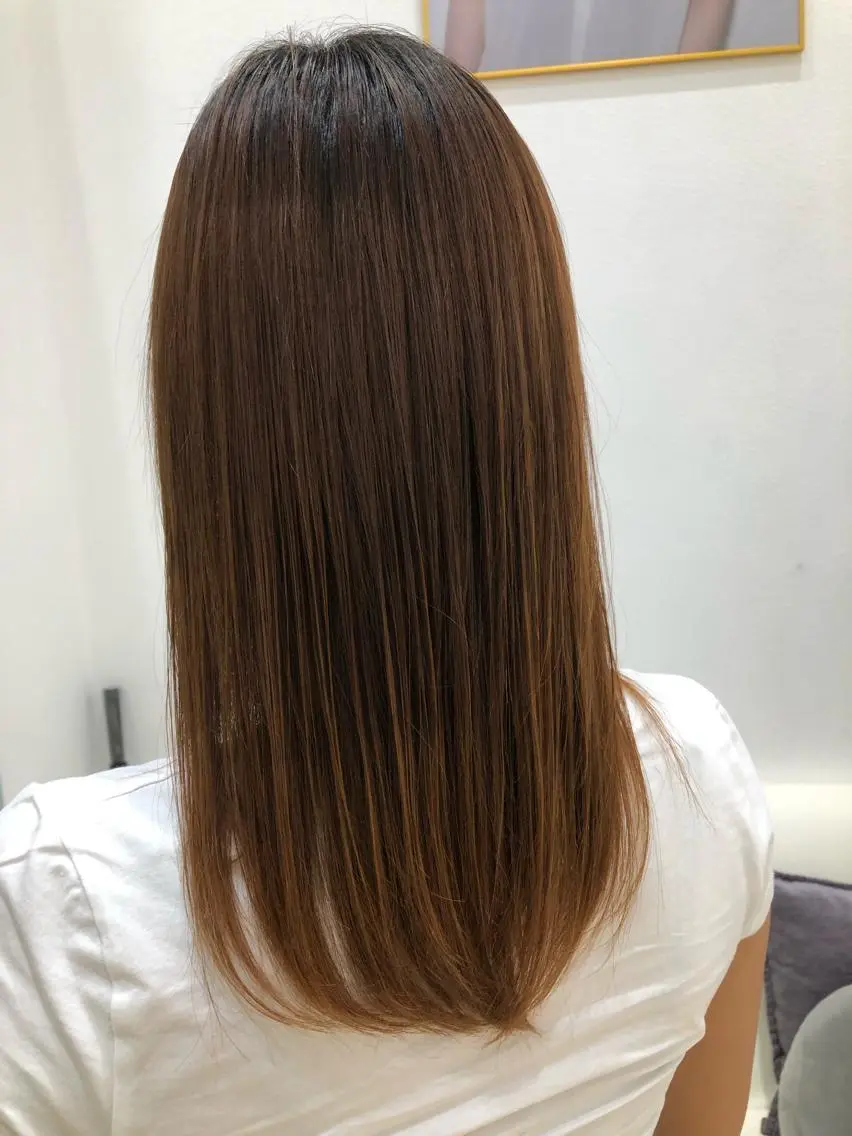 ミディアム カラー パーマ キッズ ネイル 堀井 凌平のヘアスタイル