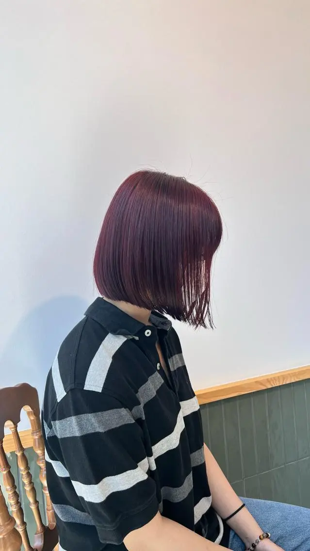 ショート カラー カット ヘアカラー トリートメント 赤みゼロ/透明感 カラー🌿KANTAのヘアスタイル