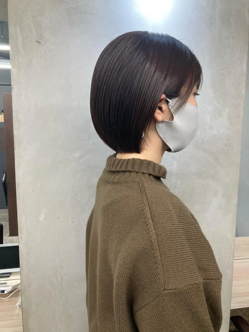 ショート カラー ボブ ブリーチ&似合せボブ 田中寛十のヘアスタイル