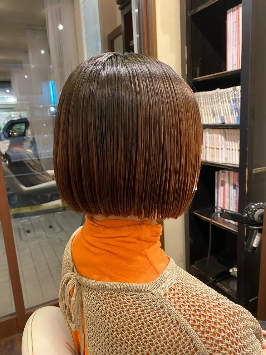 ショート 艶カラー|ストレート 🍟yuki🍟のヘアスタイル
