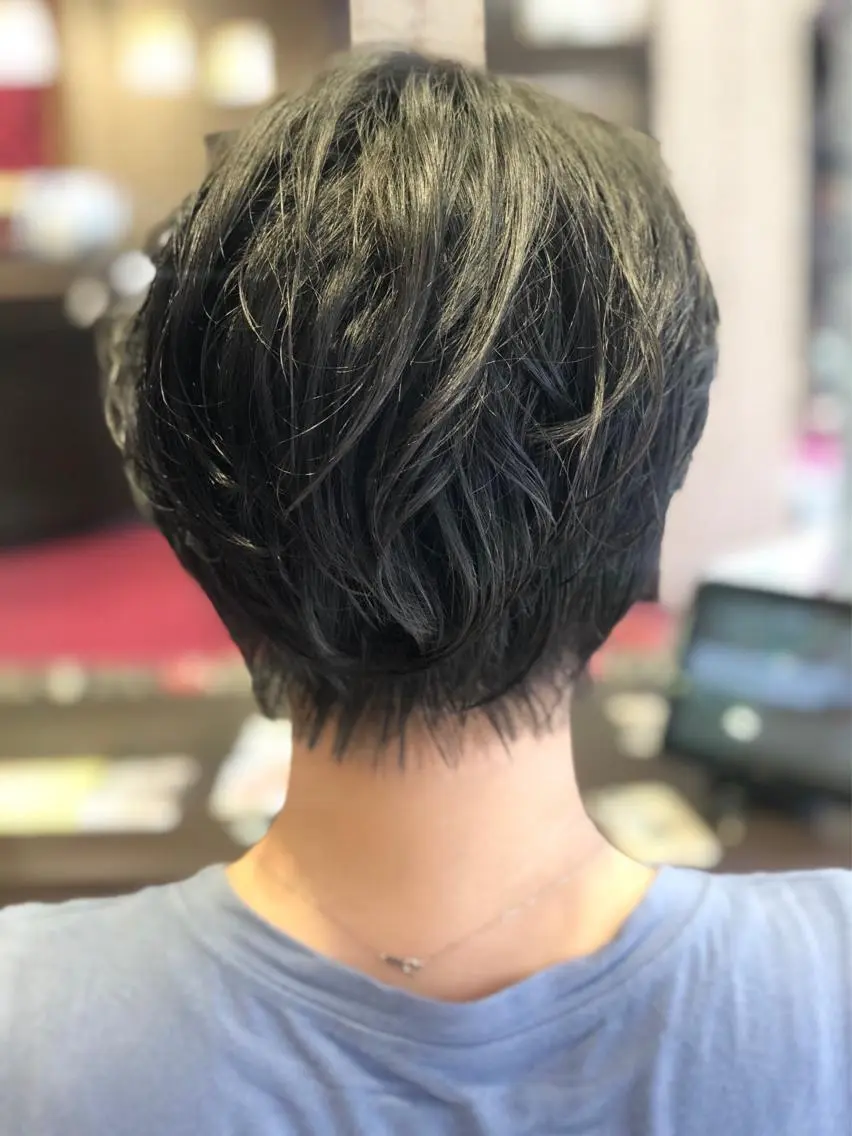 ショート パーマ ショートヘア 小顔カット ✂️ショートの匠✂️ 國井慎平のヘアスタイル