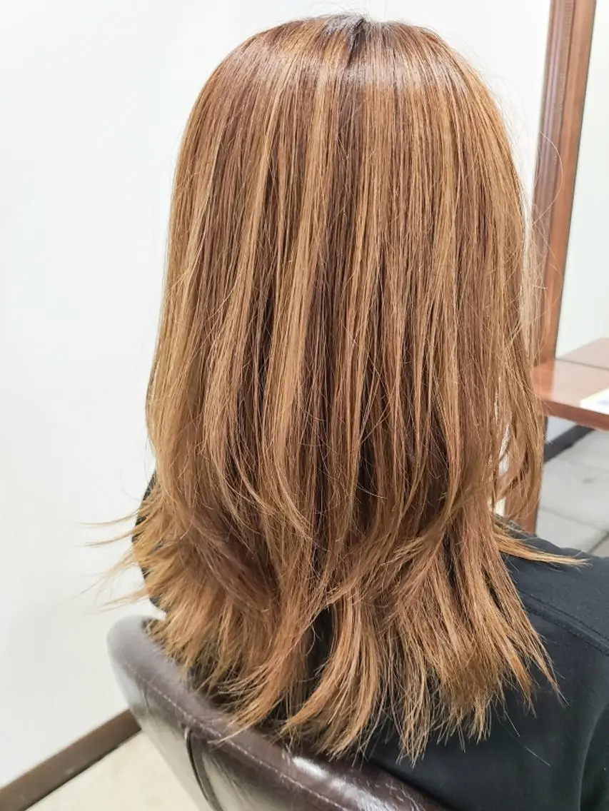 ショート カラー ブリーチ、デザイン  カラー福士直矢のヘアスタイル