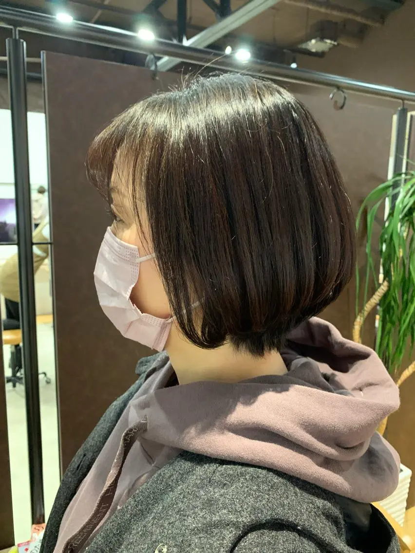 ショート ショートボブ ボブ ショートヘア 森山 佳小里/カラー /似合わせカットのヘアスタイル