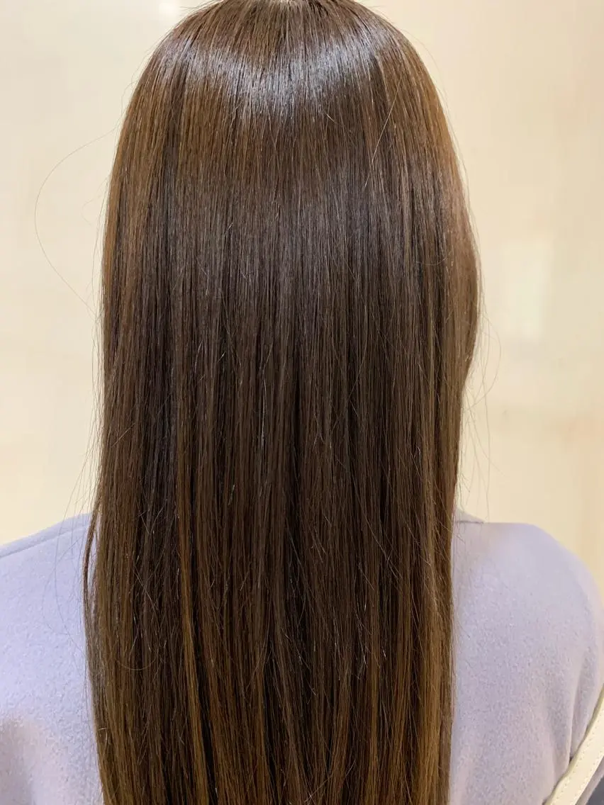 ロング カラー ニシムラ メグミのヘアスタイル