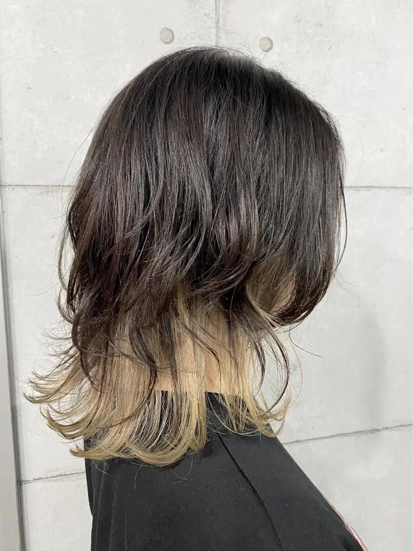 ショート カラー パーマ ヘアアレンジ メンズ キッズ ネイル マツエク・マツパ メンズブリーチ メンズハイライト メンズインナーカラー メンズ韓国風 アディクシーカラー 女性専用サロン梅田 髪質改善カラーakiのヘアスタイル