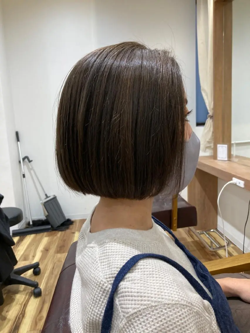ショート 切りっぱなしボブ ボブ ショート/ボブ やぐちゆうたのヘアスタイル