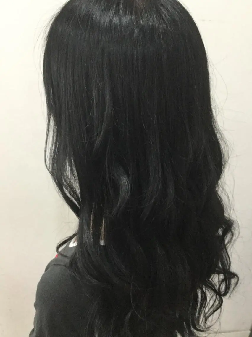 ロング カラー ヘアアレンジ 脱白髪染め美容師 竹内涼乃のヘアスタイル
