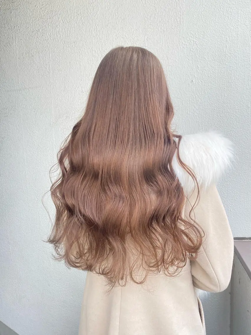 ロング カラー エフェクトブリーチ 🌟前澤啓太朗のヘアスタイル