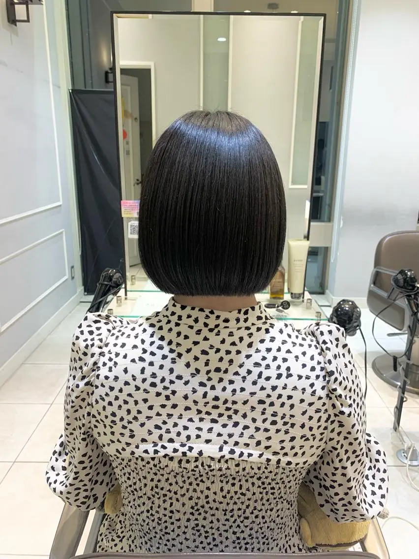 ミディアム カット 縮毛矯正 トリートメント 髪質改善/縮毛矯正 🎀小林 唯 🎀のヘアスタイル