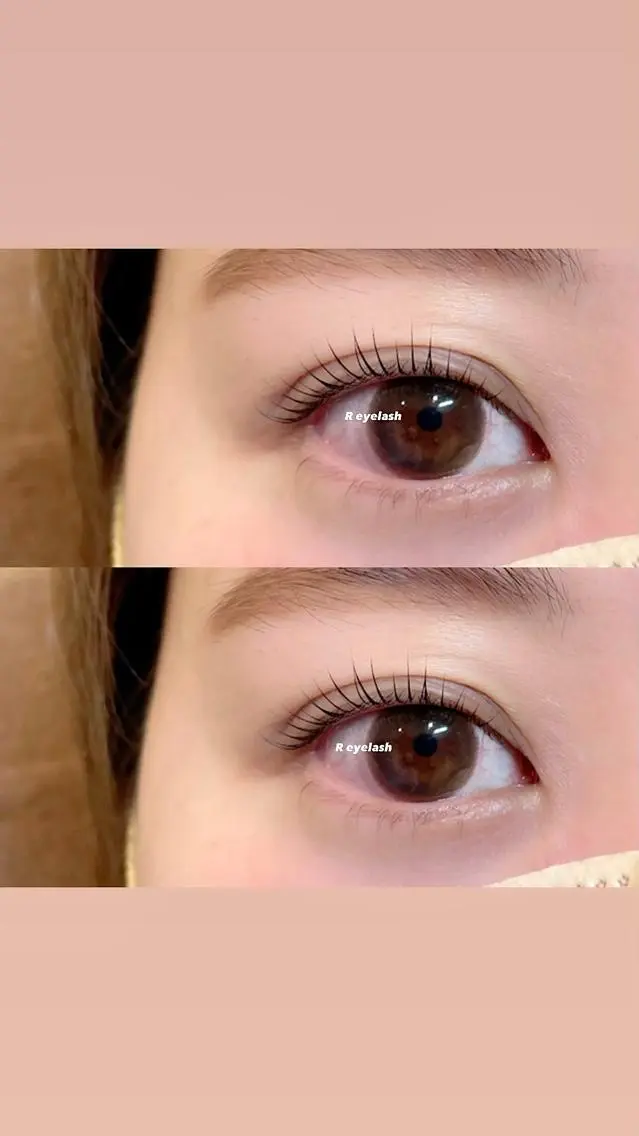 ミディアム カラー パーマ ヘアアレンジ メンズ キッズ ネイル マツエク・マツパ アイブロウ 𝑹 eyelashのマツエク・マツパデザイン