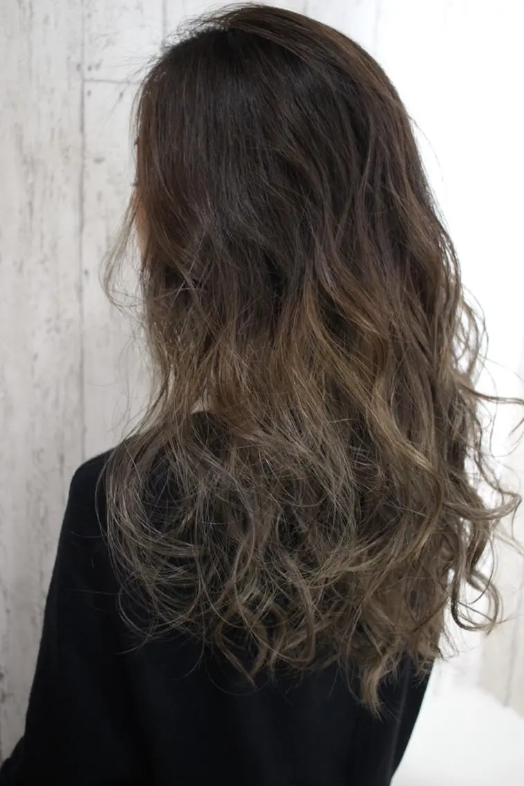 ロング カラー チビ編み込みエクステ シールEXどぅ〜すのヘアスタイル