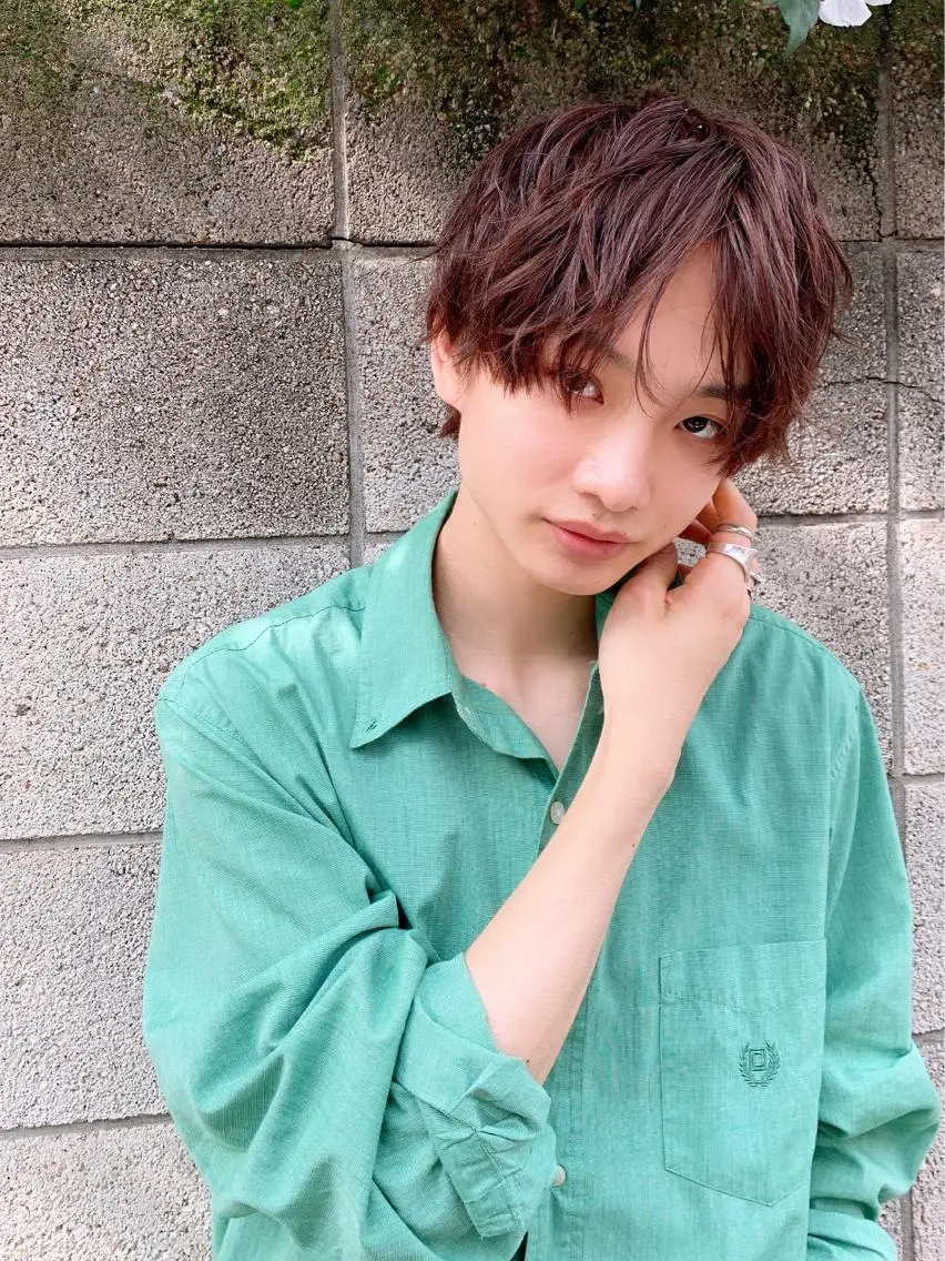 ショート カラー パーマ ヘアアレンジ メンズ メンズスタイル ly本厚木のヘアスタイル
