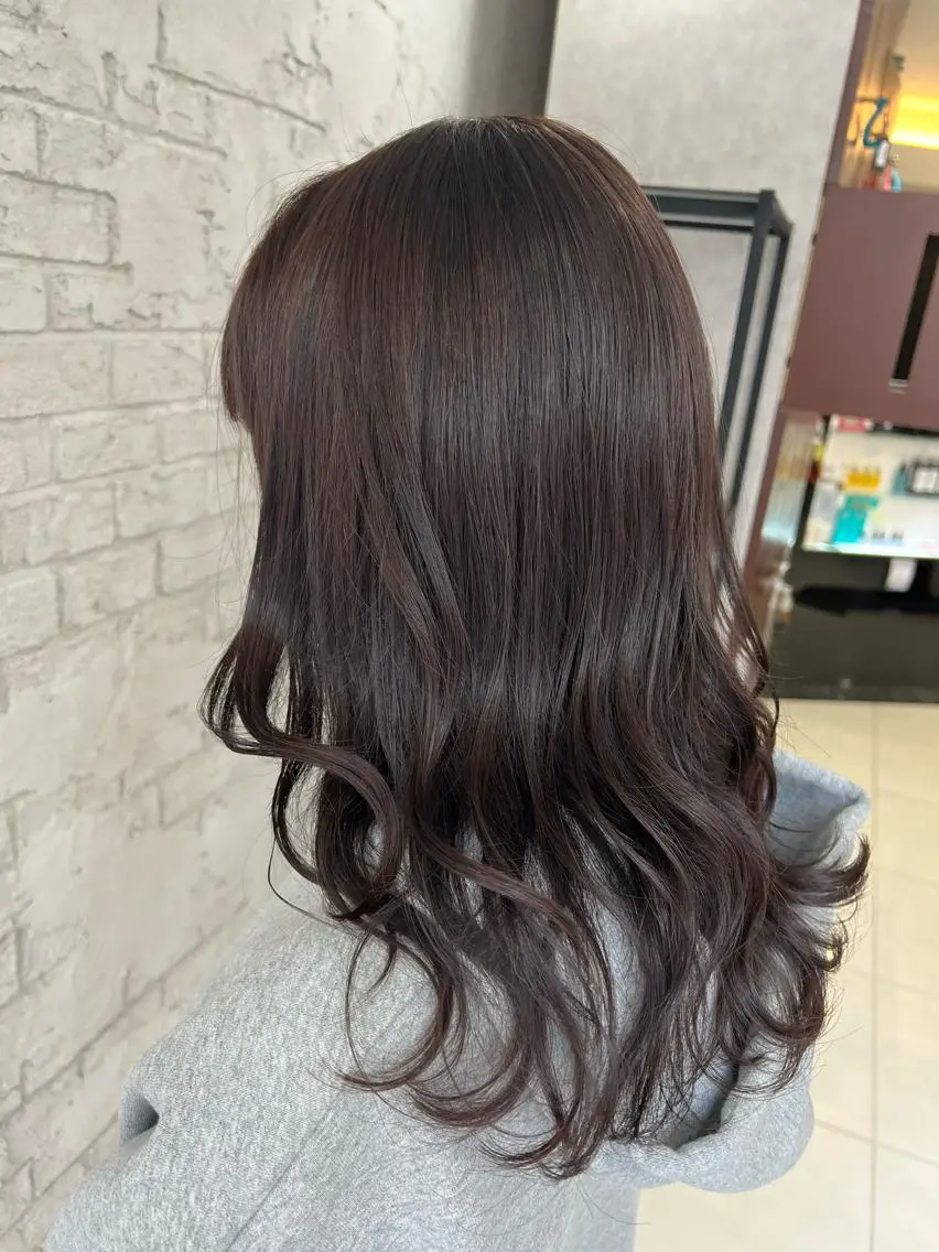 セミロング カラー エクステ＆艶カラー 🎀YURINA🎀のヘアスタイル