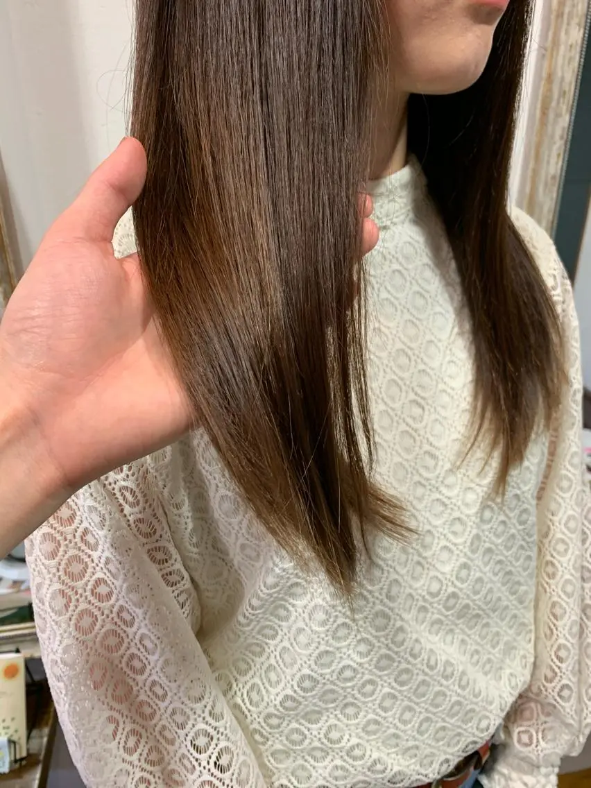 ミディアム カラー ベージュカラー ブラウンカラー カット ヘアカラー トリートメント 💛丁寧さNo.🥇 🧸片山智裕💛のヘアスタイル