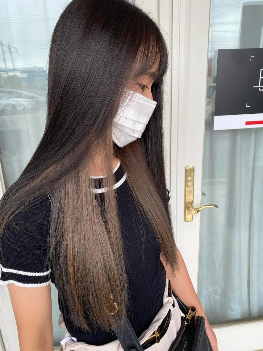 ロング カラー インナーカラー ロング 🫧赤み消し＊艶髪 nanami🫧のヘアスタイル