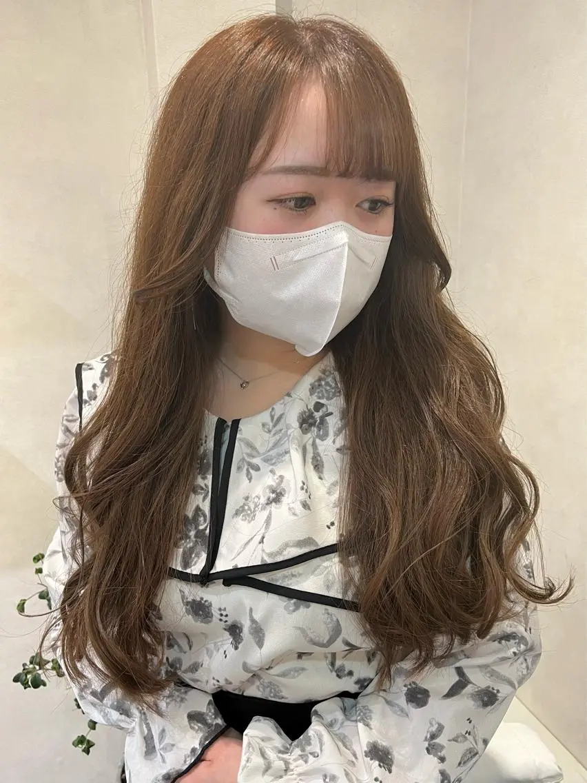 ロング カラー ヘアアレンジ カット ヘアカラー トリートメント IVY villa Suzu.のヘアスタイル