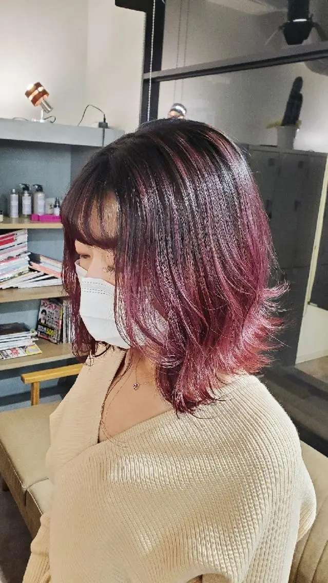 ミディアム ✨本日空きあります✨ 遠田コウヘイ🌟のヘアスタイル
