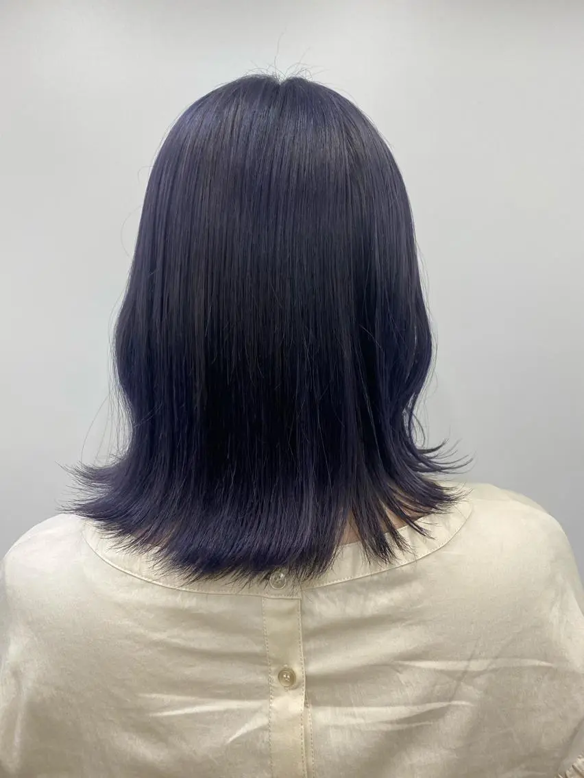 ミディアム カラー stylist トモヤのヘアスタイル