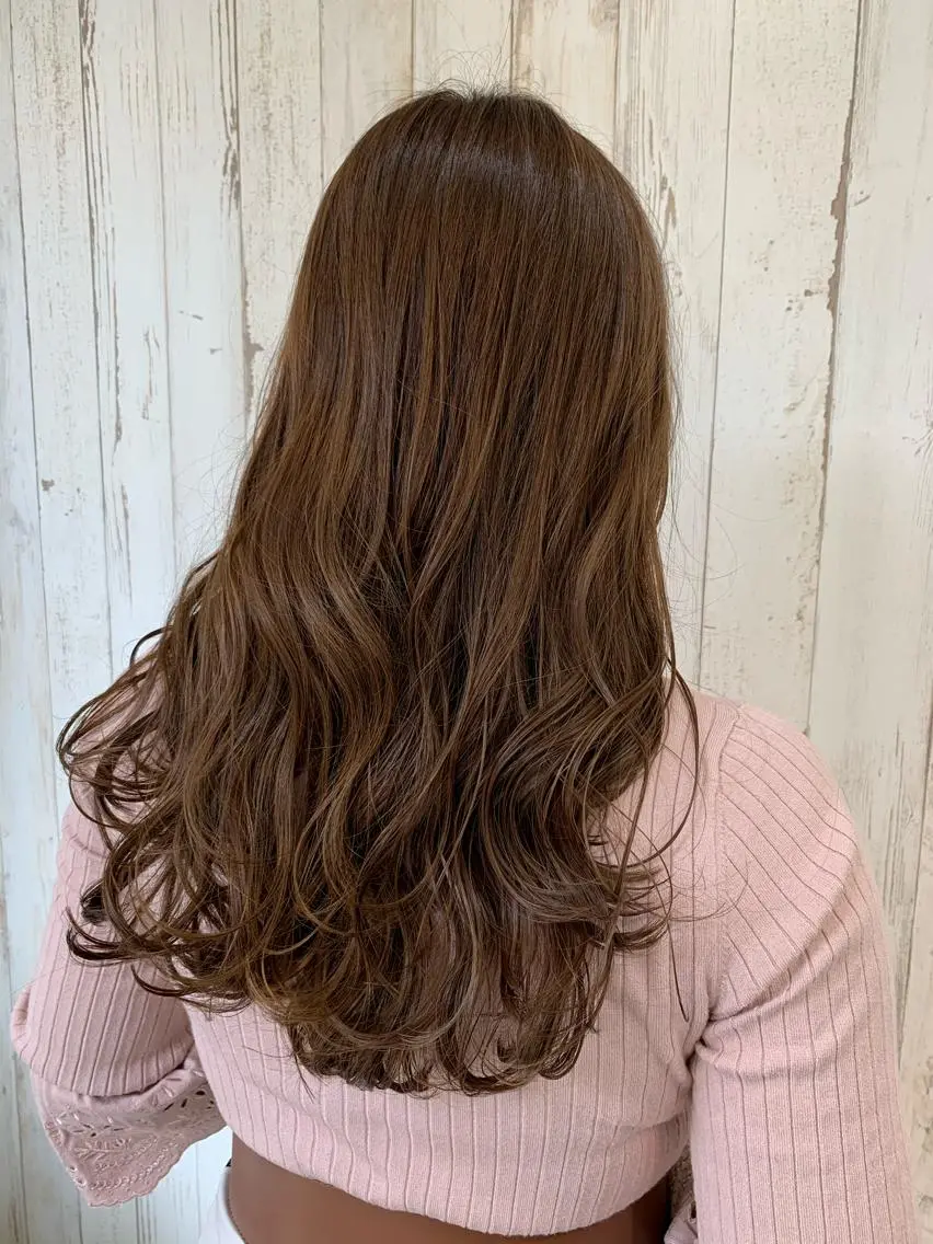 ロング カラー 心斎橋韓国ボブ 好原良真のヘアスタイル