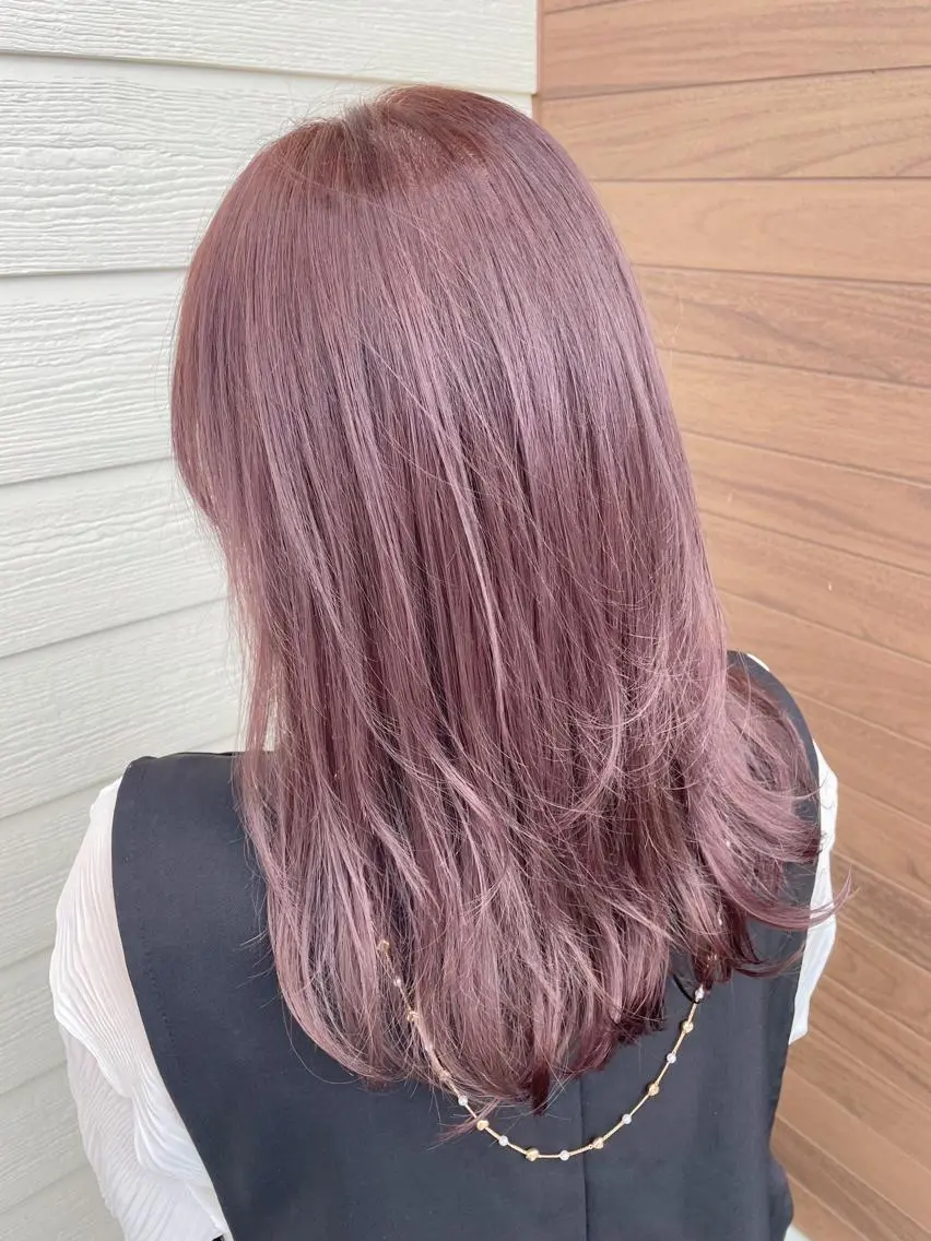 セミロング カラー ヘアカラー トリートメント Matsubara asuka  ☪︎のヘアスタイル