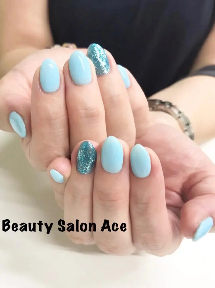 ネイル ラメ(グリッター) 池袋フィルイン Ace♡Nailのネイルデザイン