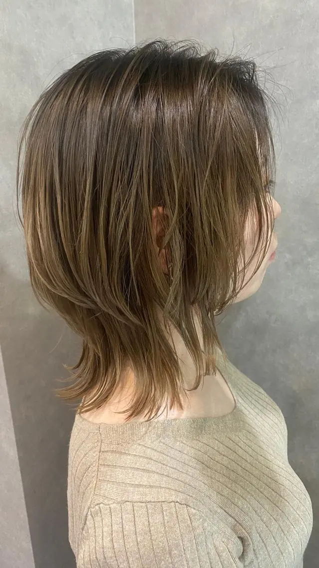 ミディアム カラー ブリーチ Bianca 代表 硲 貴亮【東武練馬】のヘアスタイル