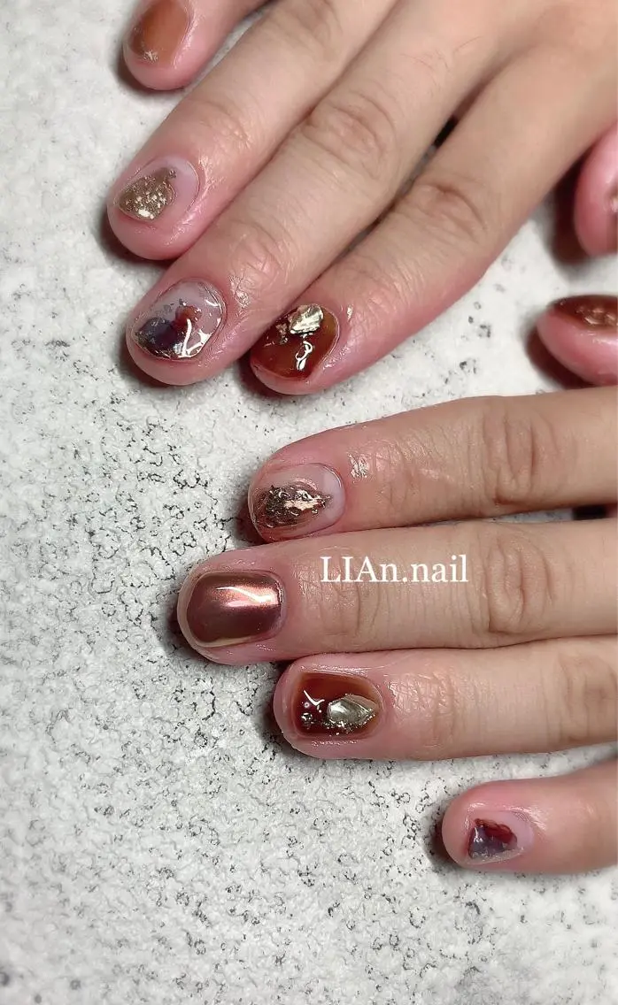 ネイル ショートネイル Lian nailのネイルデザイン