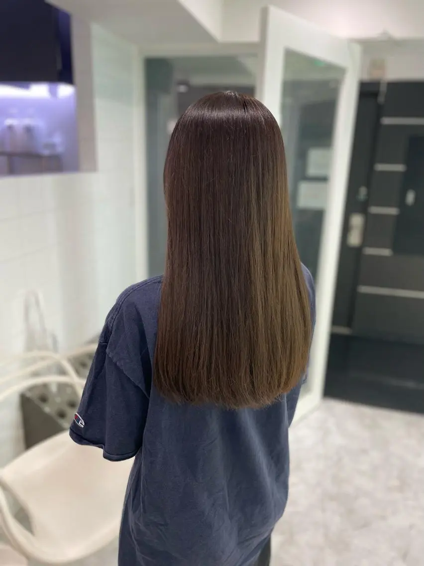 ミディアム カラー ヘアアレンジ カット ヘアカラー トリートメント 【透明感×レイヤー】 🍃RIKU🍃のヘアスタイル