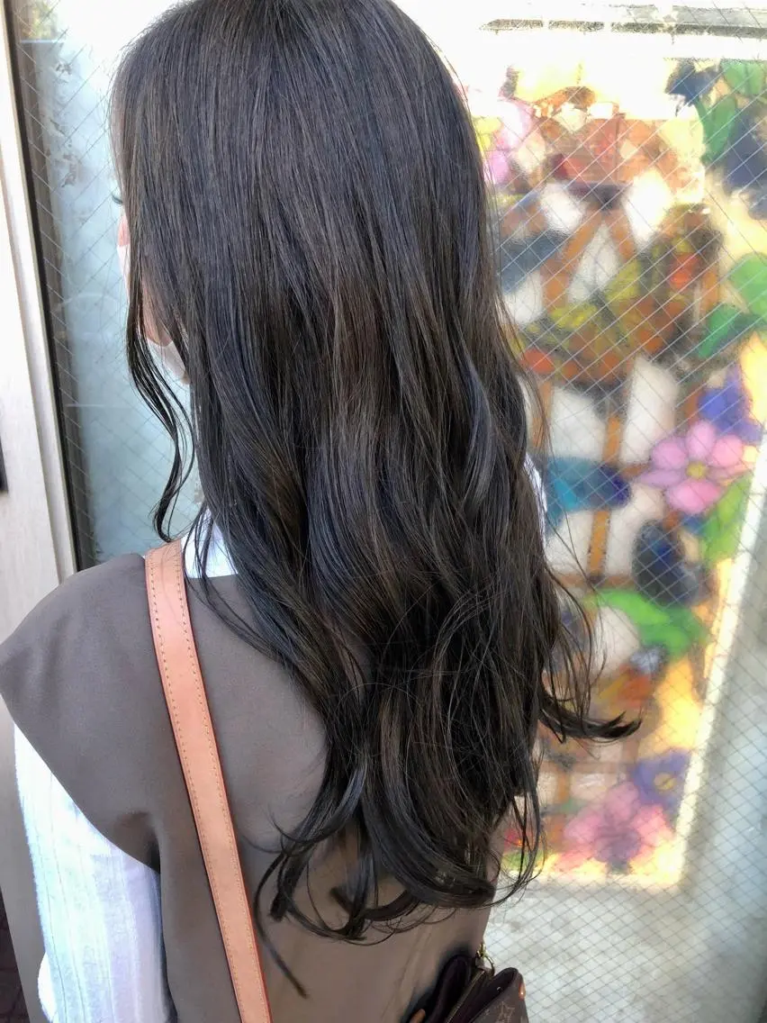 ロング カラー 鷺沼駅徒歩1分 キシタクのヘアスタイル