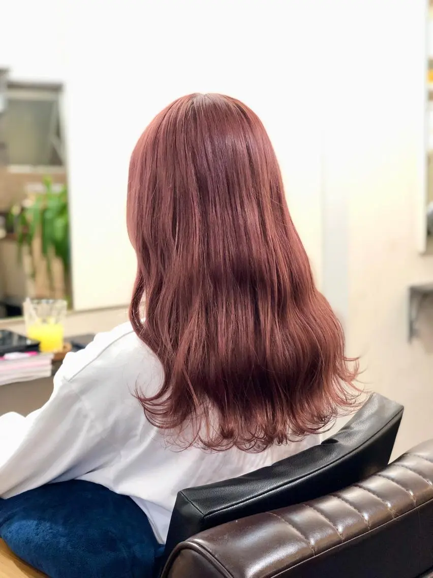 ロング カラー ピンクカラー ヘアカラー トリートメント 後藤 ユウキ/髪質改善🫧のヘアスタイル