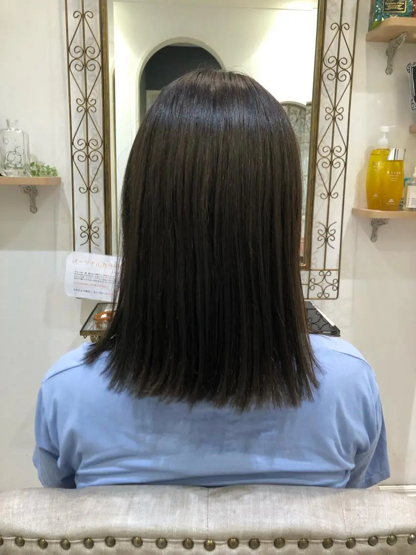 ミディアム カラー MYA 🤍kanaのヘアスタイル