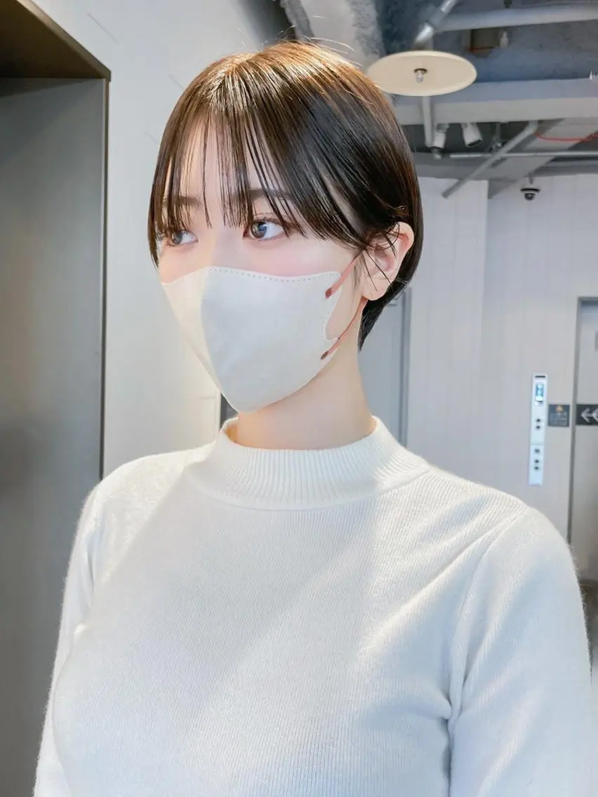 ショート カラー パーマ ヘアアレンジ ショートヘア カット ヘアカラー トリートメント ITbyALBUM 下北沢店のヘアスタイル
