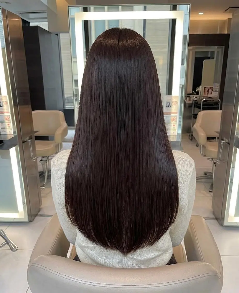 ロング カット 縮毛矯正 トリートメント 似合わせカット 銀座/アライ カズヤのヘアスタイル