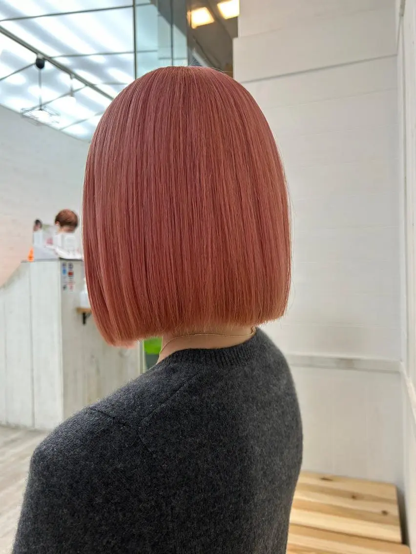 ミディアム カラー ブリーチ ケアブリーチ ダブルカラー イヤリングカラー ハイライトカラー カット ヘアカラー トリートメント N° jemica 札幌のヘアスタイル
