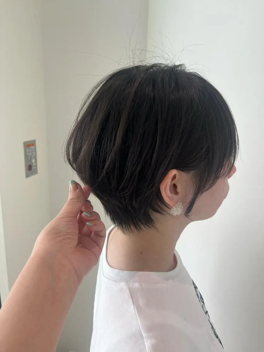 ショート 脱白髪染め setsucoのヘアスタイル