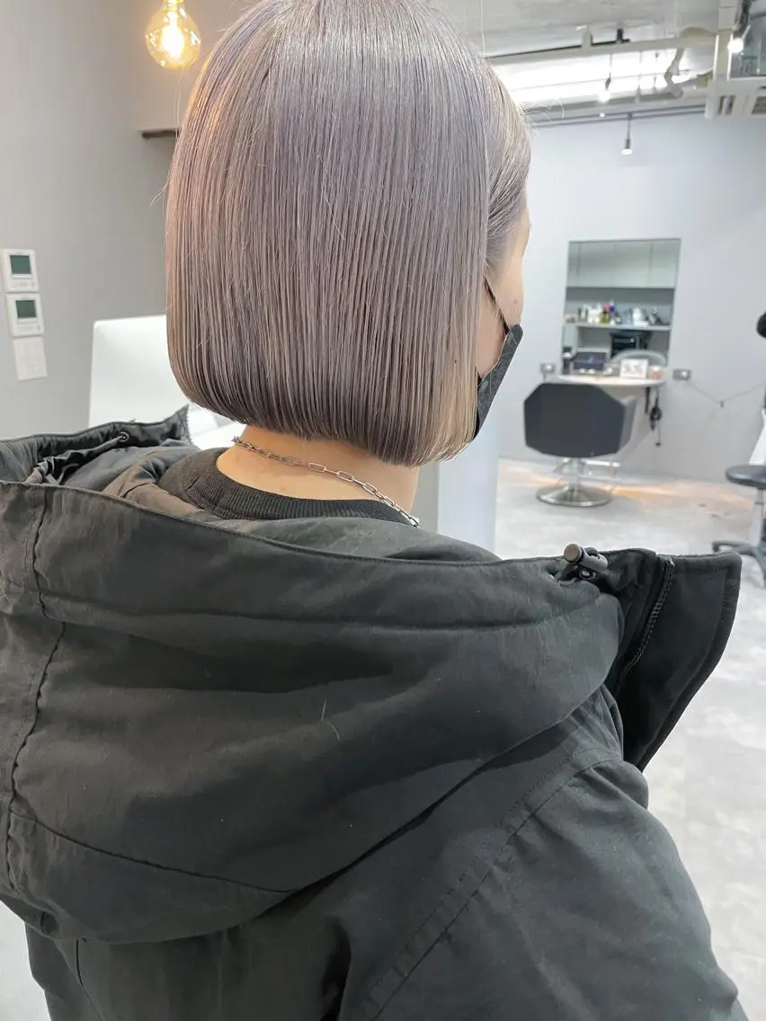 ショート カラー ヘアアレンジ cherir髪質改善 パーソナルカラー診断のヘアスタイル