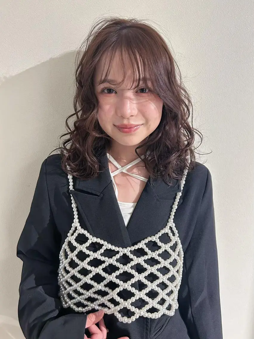 ミディアム ヘアカラー アヴァンスクロス あべのルシアス店のヘアスタイル