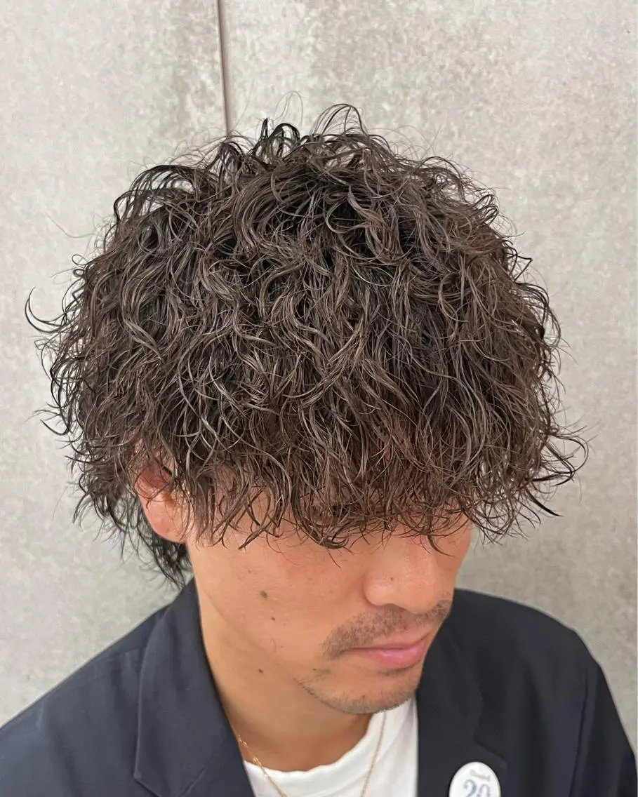 ショート パーマ メンズ 瀧野 翔吾【メンズ特化】のヘアスタイル