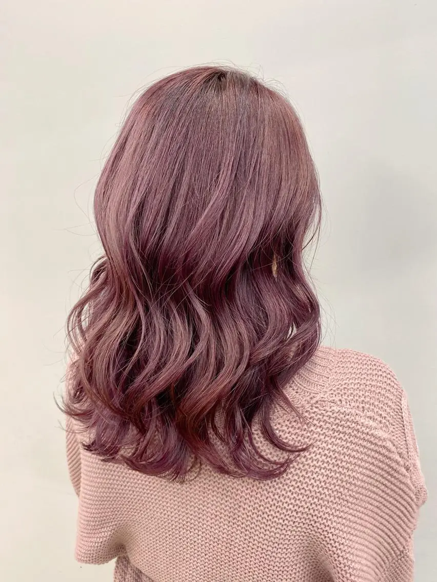 セミロング ヘアカラー トリートメント 関 京磨のヘアスタイル