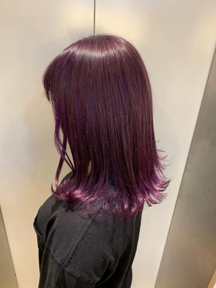 カラー 天野 利咲のヘアスタイル