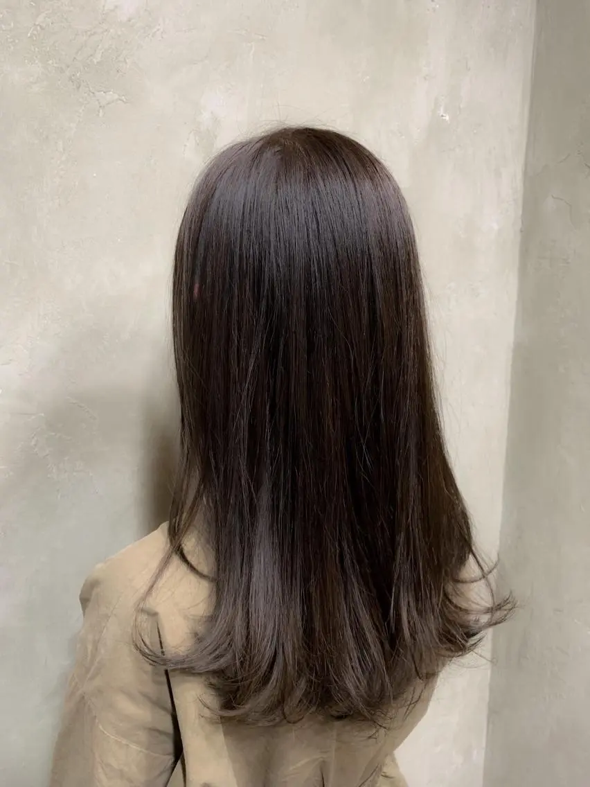 ミディアム カラー 🌈髪質改善💕 縮毛矯正✨青木まで✨のヘアスタイル