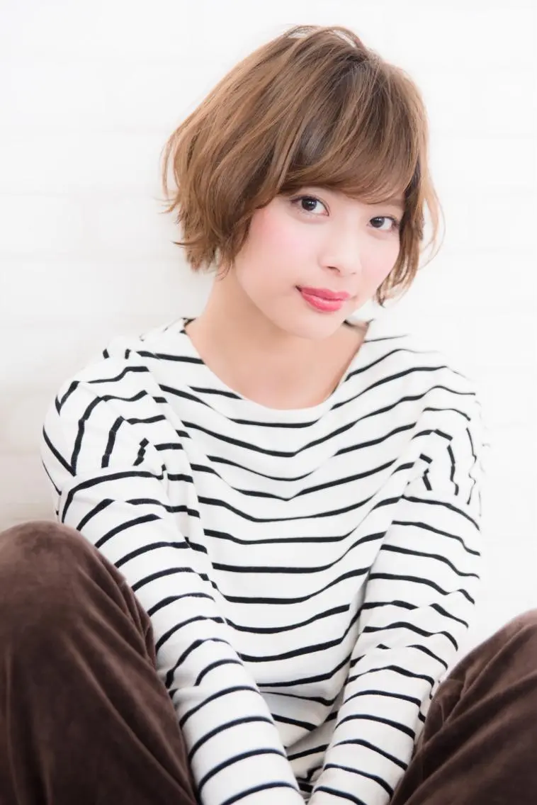 ショート カット ヘアカラー トリートメント 高橋 一矢のヘアスタイル