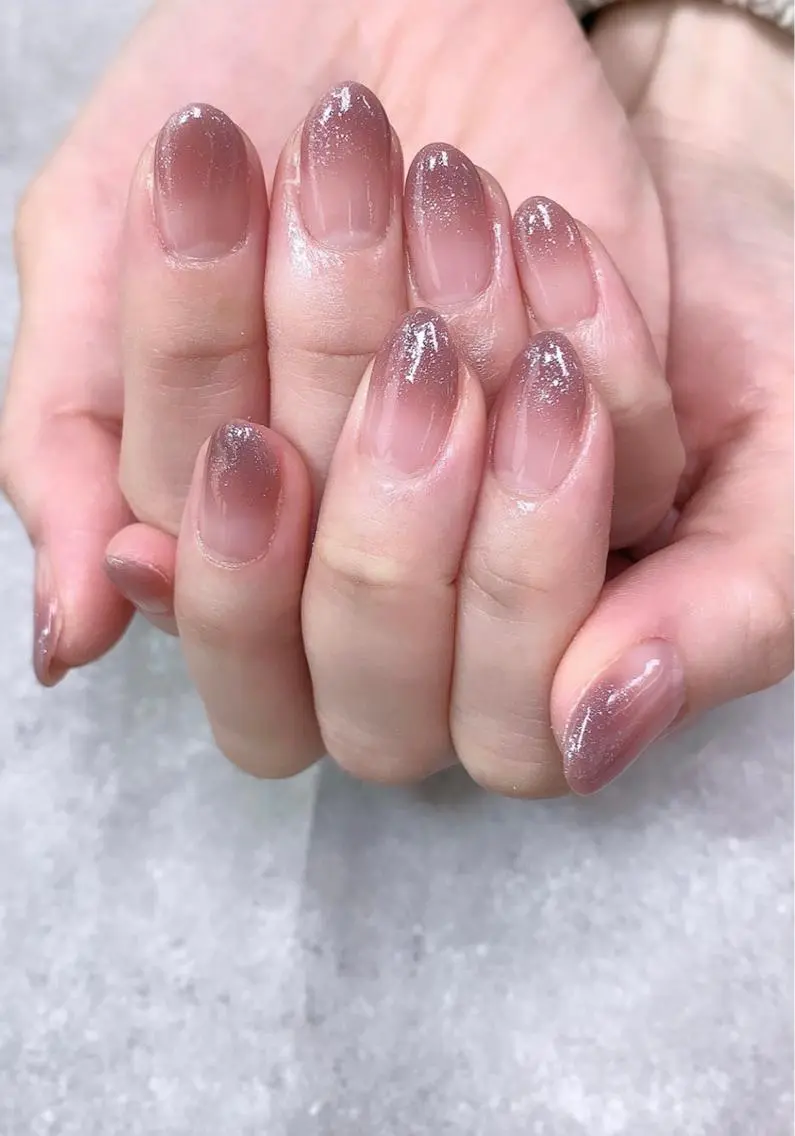 ネイル グラデーション ラメ(グリッター) ハンドネイル FASTNAIL PLUS 新宿店のネイルデザイン