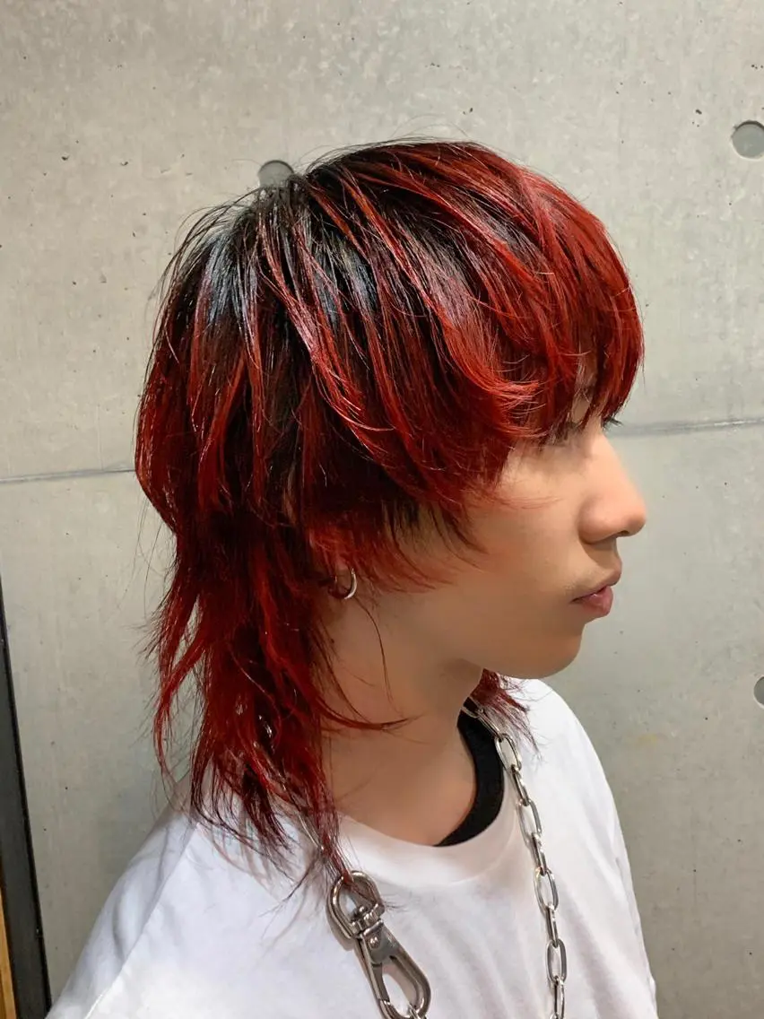 ミディアム カット ヘアカラー 佐藤 純生のヘアスタイル