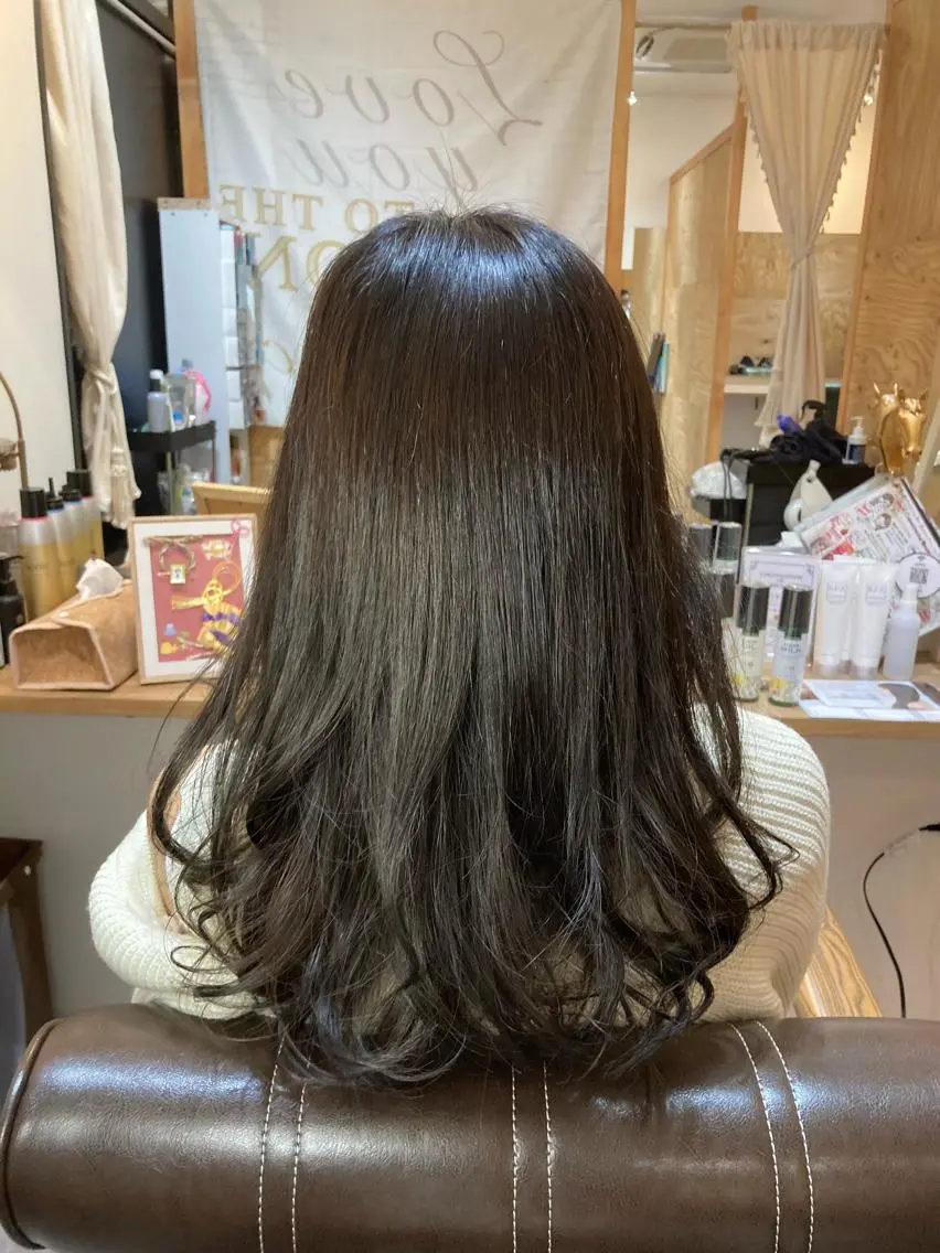 ロング 髪質改善 矯正マスターKENのヘアスタイル