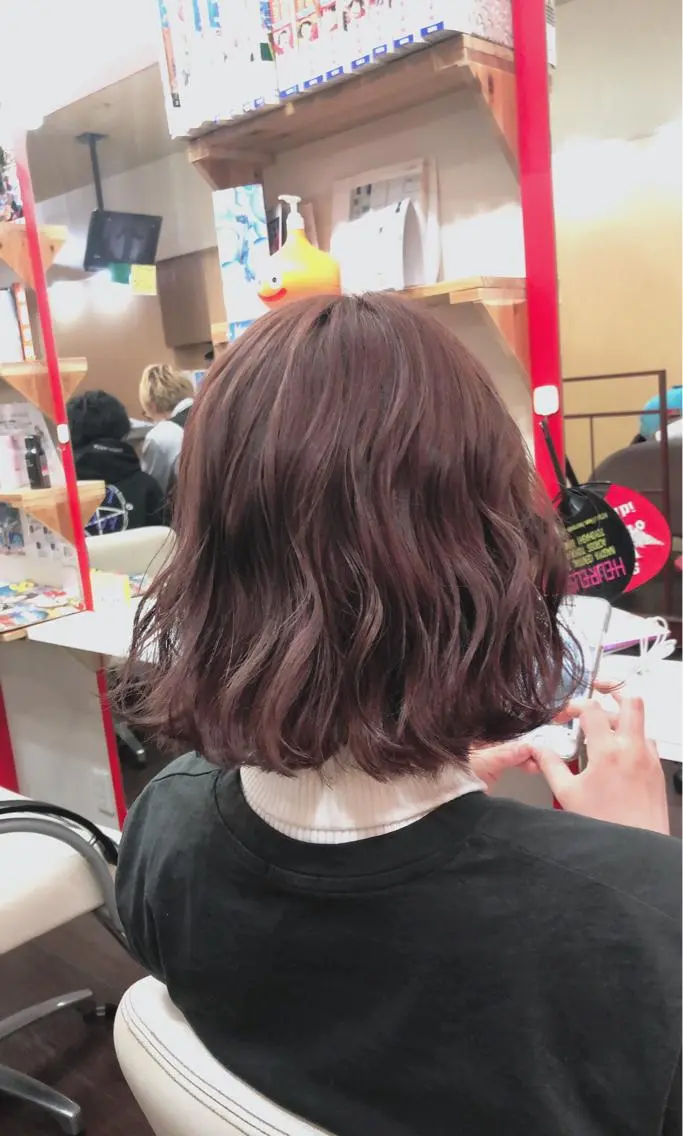 ミディアム ヘアカラー ゆぴ☾‪/推しカラー /ハイトーンのヘアスタイル