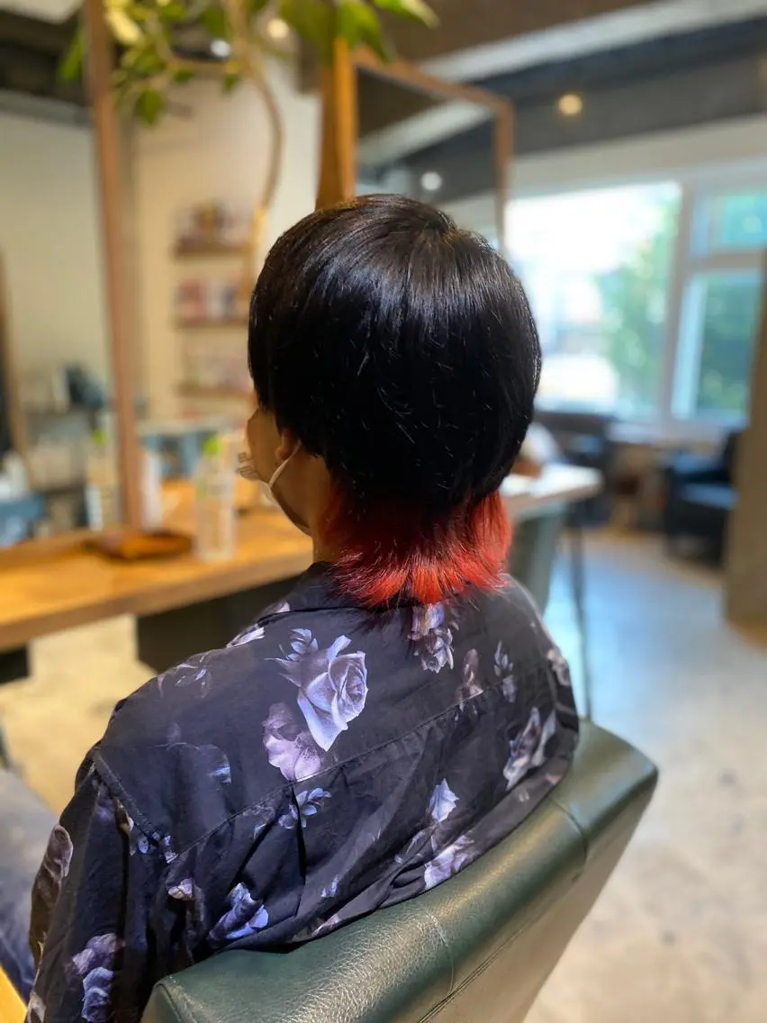ショート ヘアカラー glowm店長 加藤翔太のヘアスタイル