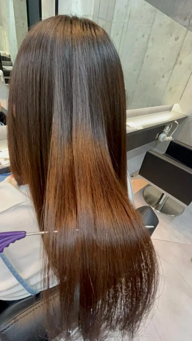 ロング 髪質改善 縮毛矯正 トリートメント トリートメント 城山 拓実のヘアスタイル