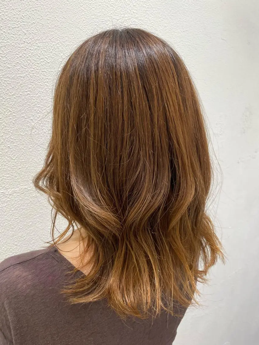 ミディアム ヘアアレンジ カット トリートメント 韓国ヘアメイク🎀/ 縮毛矯正✨山本媛香のヘアスタイル